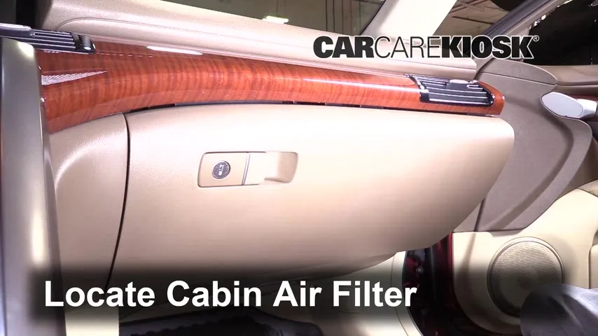 2009 Acura RL 3.7L V6 Filtro de aire (interior)